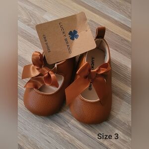 Baby Girl Shoes, Lucky Brand, Size 3, NWT
